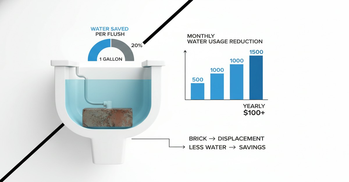Understanding the Impact of Placing a Brick Inside Your Toilet Tank