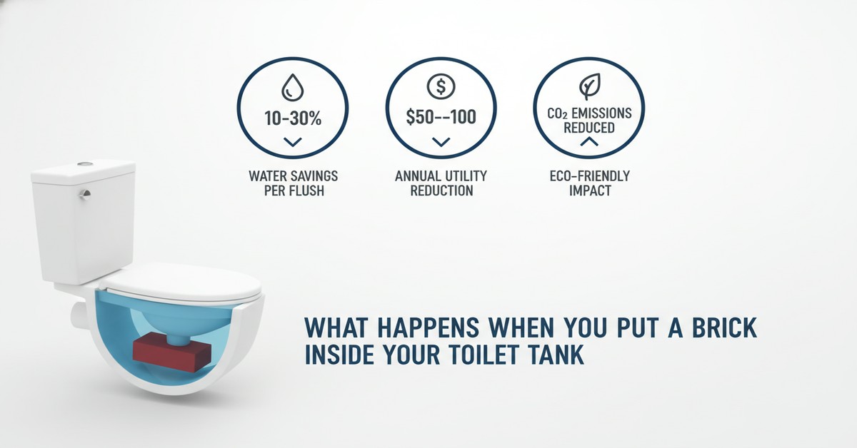 Exploring the Effects of a Brick in Your Toilet Tank