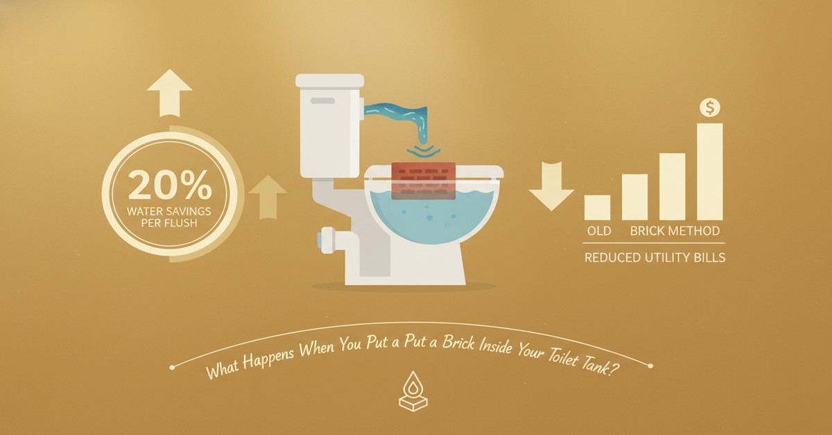 Exploring the Effects of a Brick in Your Toilet Tank