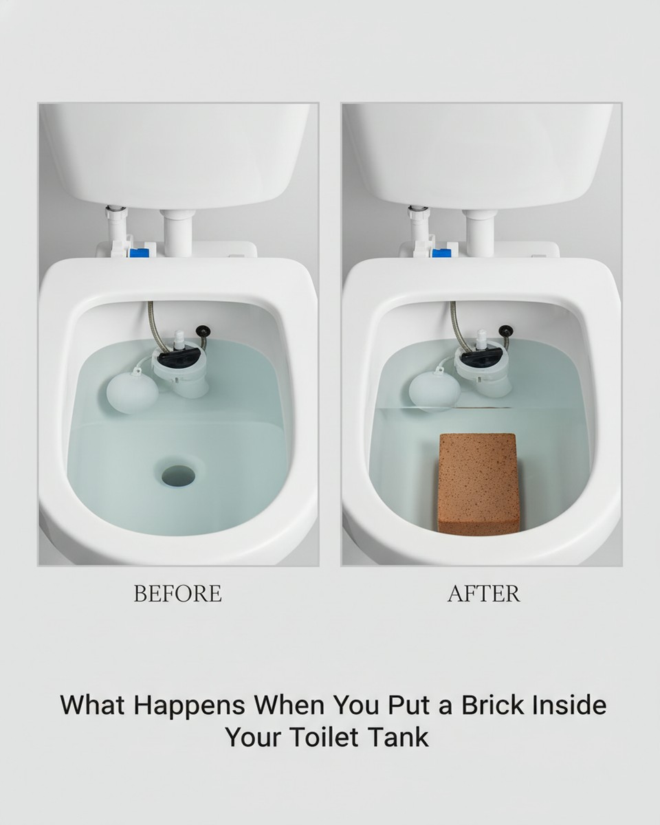 The Practical Effects of Placing a Brick in Your Toilet Tank