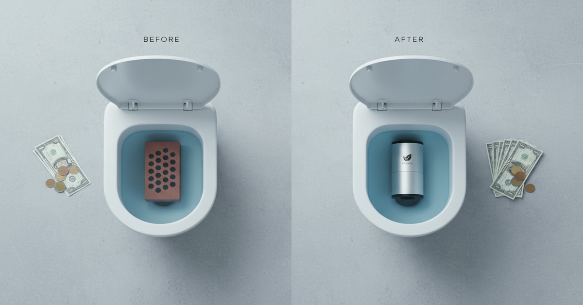 The Practical Effects of Placing a Brick in Your Toilet Tank